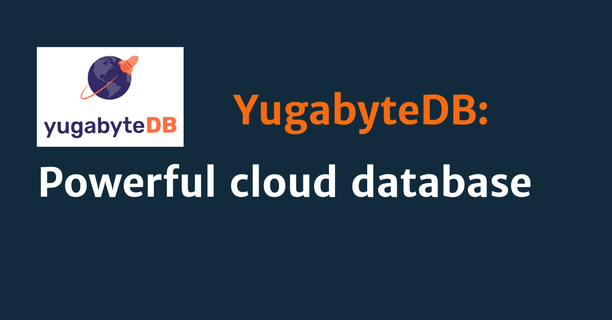 YugabyteDB banner